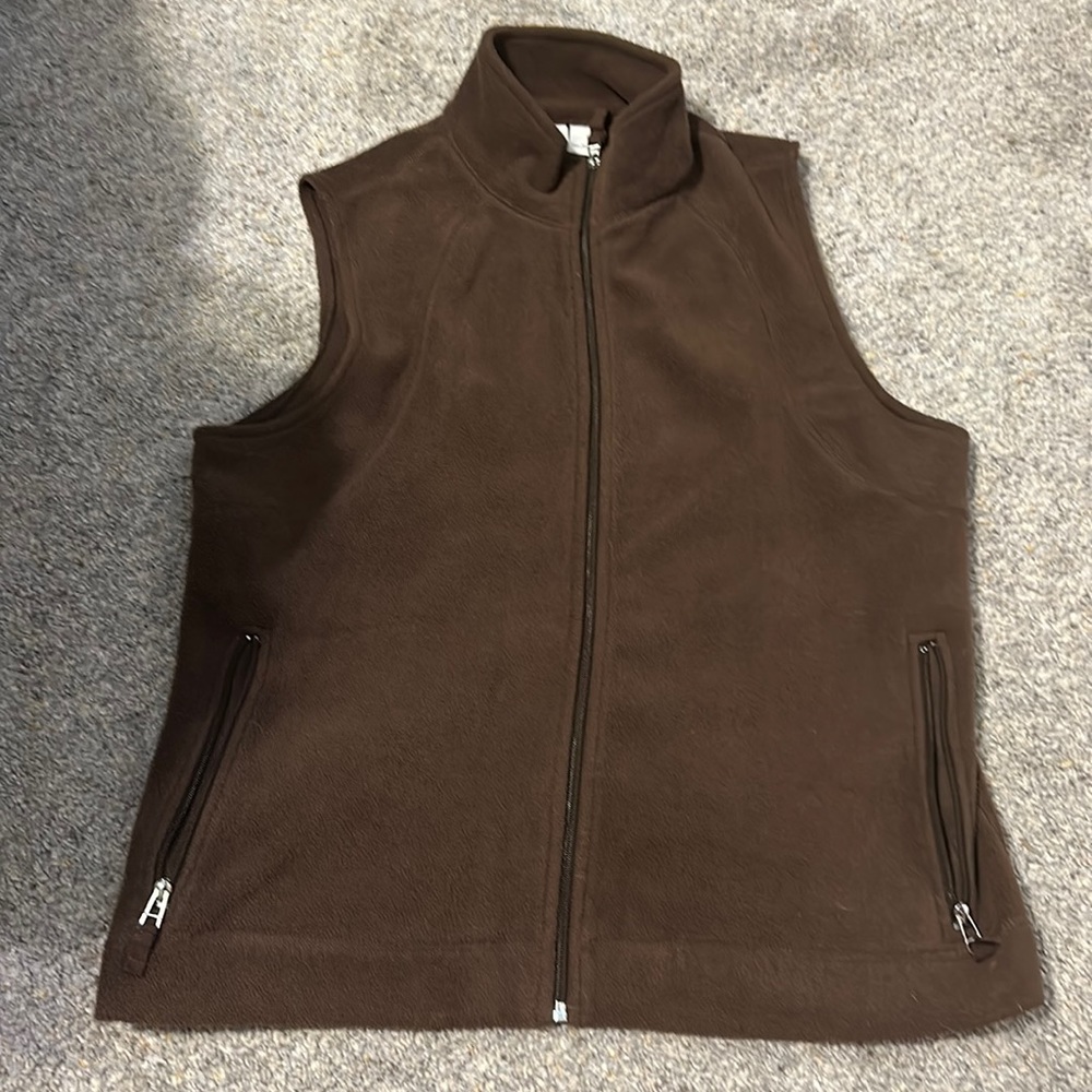 Kim rogers brown vest